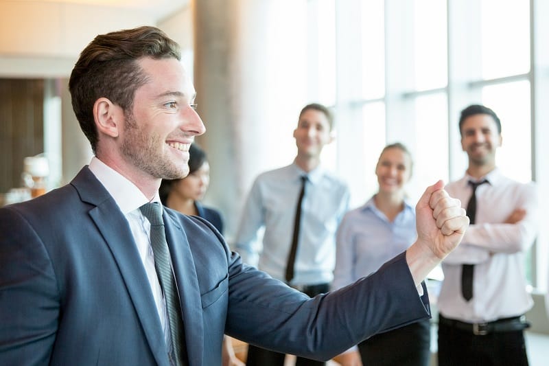 Successful Sales Representative